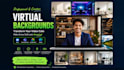 create custom virtual backgrounds with your logo
