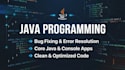 do java programming, console applications and java bug fixing