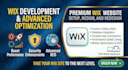 do premium wix website setup, design, wix website redesign