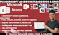 fix error, design, upgrade and solve all your microsoft access database problems