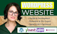 build wordpress website with elementor, redesign wordpress website development