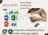 do accurate data entry