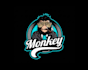 create modern monkey logo design