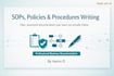 write clear sops, policies or procedures for your business