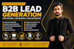 do b2b lead generation, data scraping, and email list building
