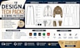 design tech packs and sewing patterns for sweatpants and bomber jackets