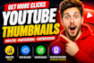design viral youtube thumbnails with high CTR