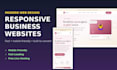 design a responsive small business website