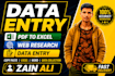 convert PDF to excel or word accurately