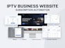 develop iptv streaming website payment setup, automation and customer workflow