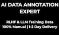 provide expert rlhf and ai data annotation for llm training