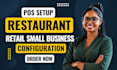 pos setup restaurant retail small business configuration