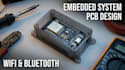 do esp32 embedded system pcb with bluetooth, wifi and case