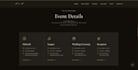 create a premium wedding, birthday and events website