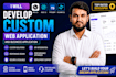 develop custom web application and business application