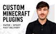 create a custom minecraft plugin for paper or spigot