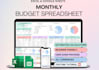 automated budget excel spreadsheet, custom finance spreadsheet, budget tracker