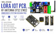 design lora iot pcb, rf antenna ep32 stm32 embedded system design pro