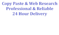 do fast and accurate data entry and copy paste tasks