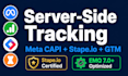 setup server side tracking and meta conversion API capi with stape GTM