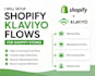 setup shopify klaviyo flows for shopify stores