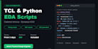 write tcl python eda automation scripts for cadence and synopsys