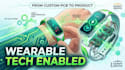 develop custom nrf52840 embedded pcb for wearable devices