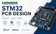 stm32 embedded pcb design, circuit schematic, layout and gerber files