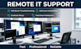 provide professional remote IT support for windows pcs