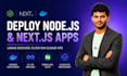deploy nodejs and nextjs apps using docker and ci cd on vps