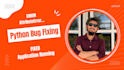 debug and fix python applications professionally
