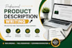 write high converting SEO product descriptions
