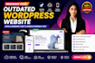 redesign your outdated wordpress website into a modern fast mobile friendly site