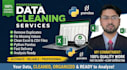 clean your excel csv and python datasets