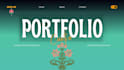 design a modern creative portfolio presentation template in canva