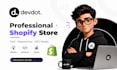 build shopify store, shopify store design, shopify website design