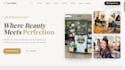 develop a salon and barbershop website with online booking system