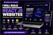build modern react js websites
