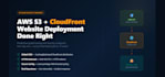 deploy your static website on AWS s3 and cloudfront with SSL