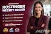 hostinger website design hostinger website redesign business website