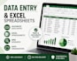 data entry and excel spreadsheet tasks