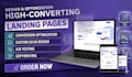 create a professional landing page