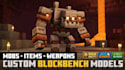 make high quality models in blockbench