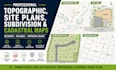 prepare topographic, site plans, subdivision and cadastral maps