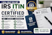 help you get irs itin as a certified acceptance agent