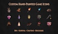 create hand painted inventory icons for your games