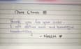 write handwritten assignment and notes with neat writing