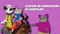 create custom a 3d character
