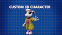 create a 3d character