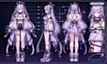 design vtuber reference sheet, anime oc character sheet, live2d reference